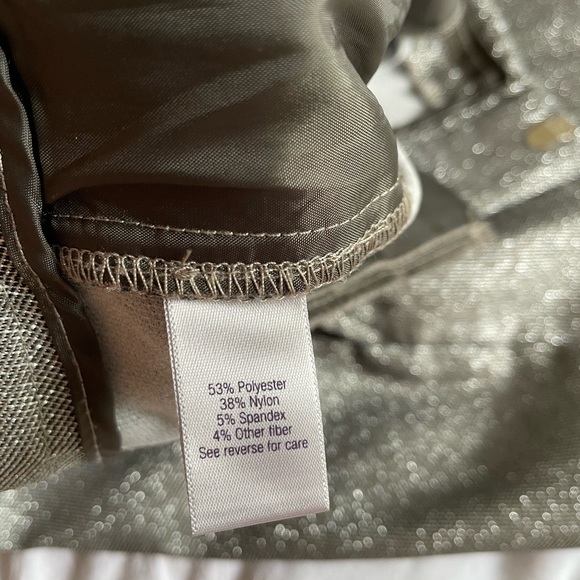 Jlo shiny shorts, pockets in front and back! - Picture 3 of 5